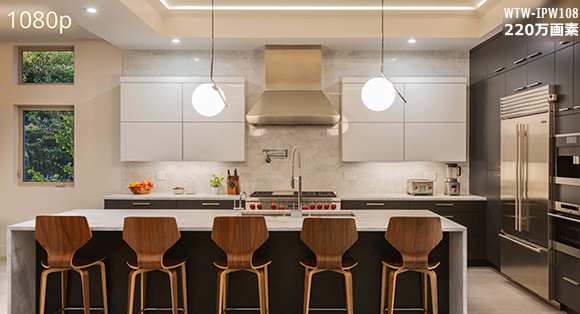 防犯カメラ 自動追跡カメラ、ネットワークカメラ WTW-IPW108 220万画素