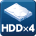 HDD4台搭載可能