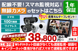 無線式 防犯カメラ