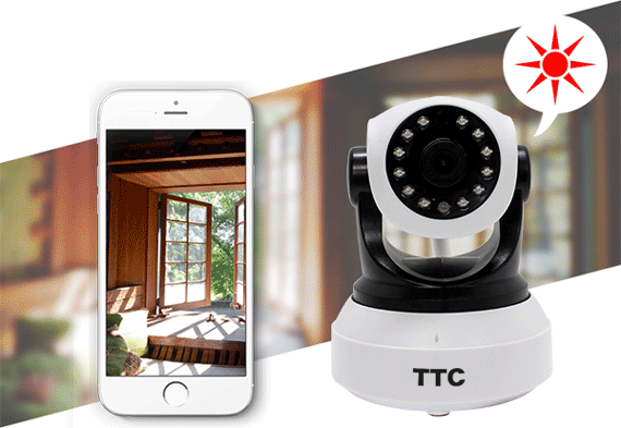 生産販売終了】TTC-IP005 | IPホームネットワークカメラ 赤外線LED搭載