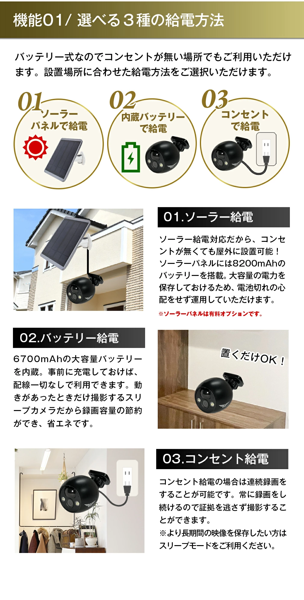 Wi-Fi ちび太防犯灯カメラ 24時間カラー監視 WTW-EGW1988Plus【WTW 