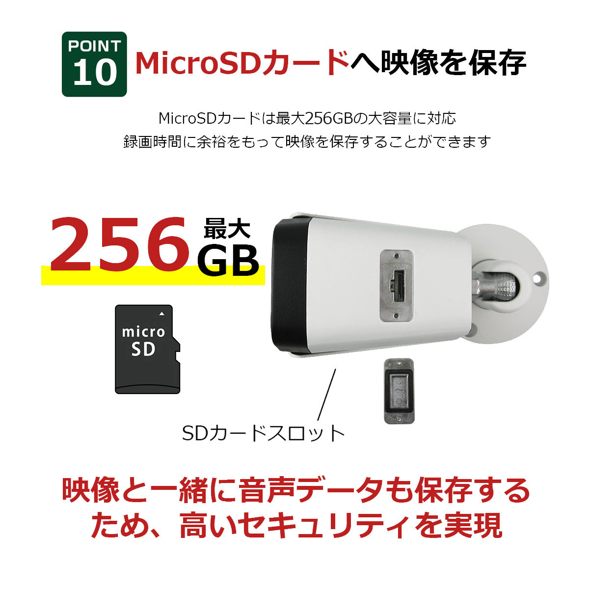 業務用 WIFI 548万画素 SDカード 256GB 防犯カメラ 屋外用 WIFI 548万画素 SDカード 256GB 防犯カメラ。