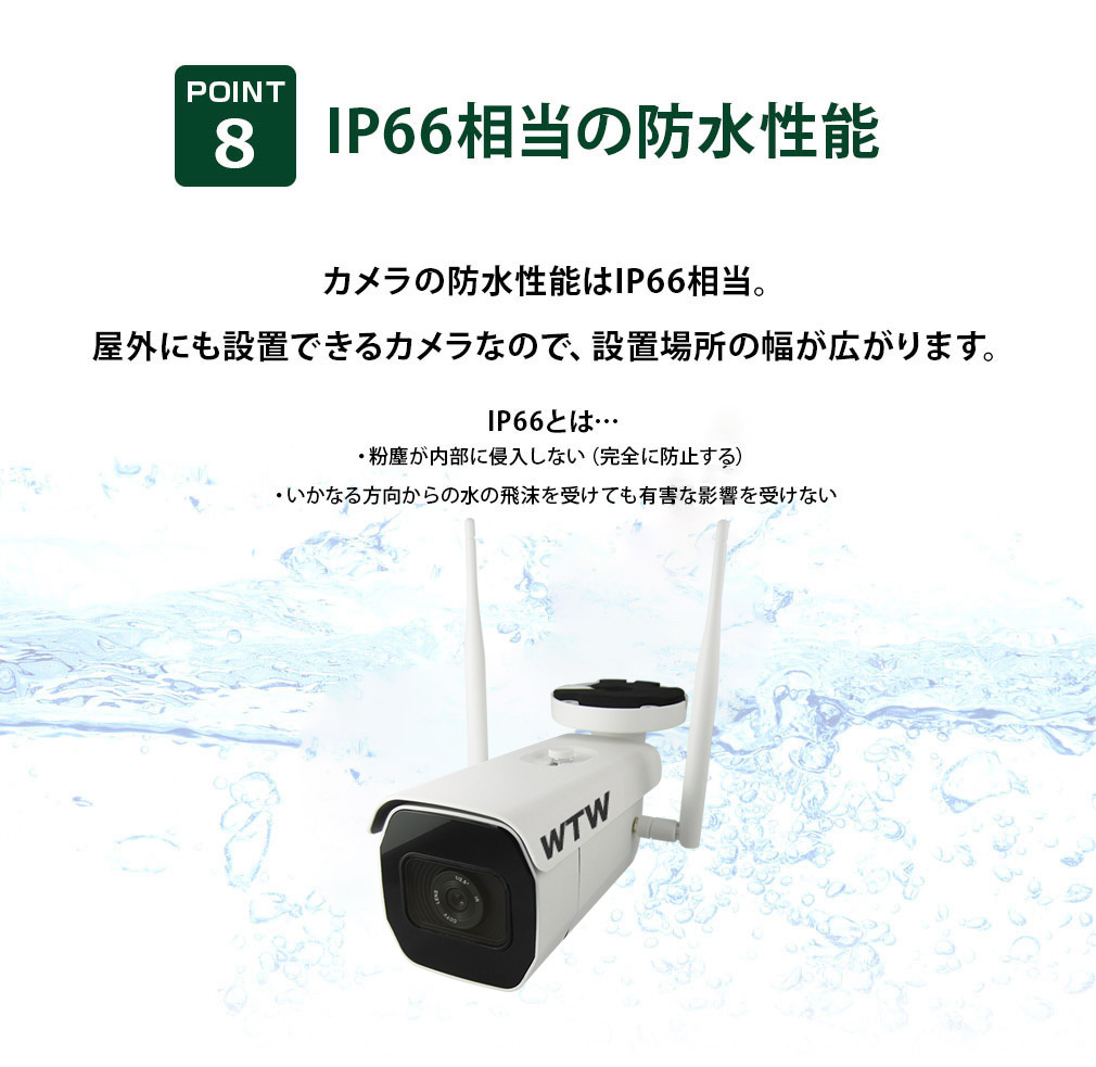 業務用 WIFI 548万画素 SDカード 256GB 防犯カメラ 屋外用 WIFI 548万画素 SDカード 256GB 防犯カメラ。