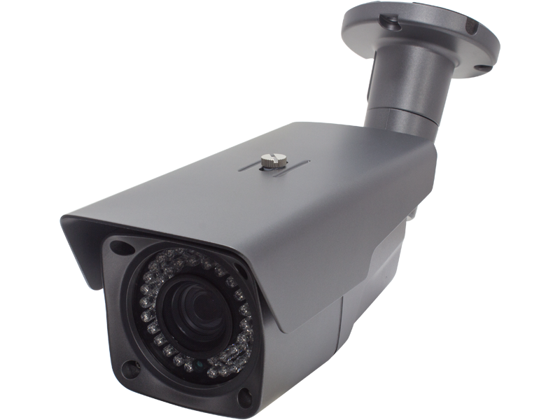 防犯カメラ　屋外防雨カメラ　220万画素 AHD・アナログ切換え出力可能　夜間も赤外線LED内蔵で鮮明映像！水平102度 固定画角レンズ(2.8mm)KC-12576
