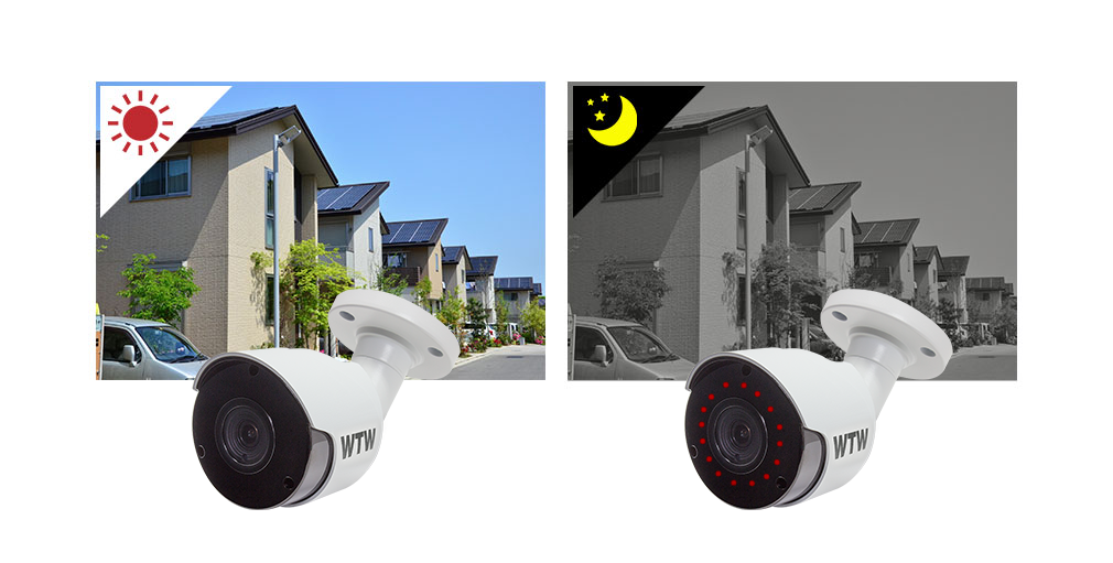 激安防犯カメラとDVR・レコーダーのフルセット。一般家庭や駐車場監視